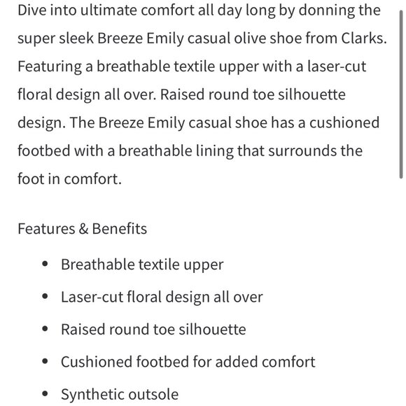 Clarks Cloudsteppers Emily Breeze Loafers Sz 10 - Picture 11 of 12